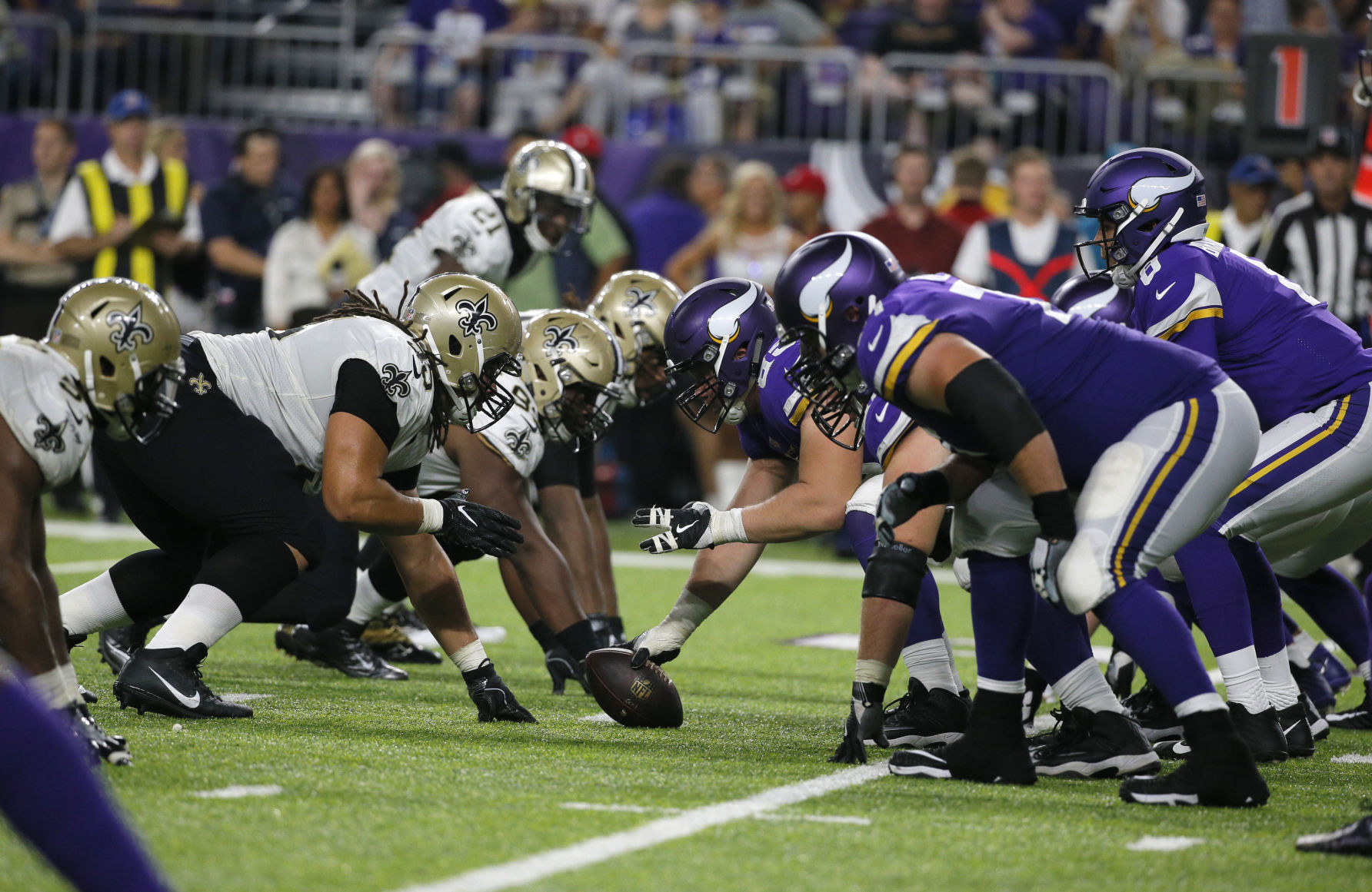 Saints Vikings Football